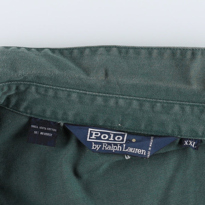 Ralph Lauren POLO by Ralph Lauren Swing Top Sports Jacket Men's XXL cotton Green type dark green Vintage Second Hand