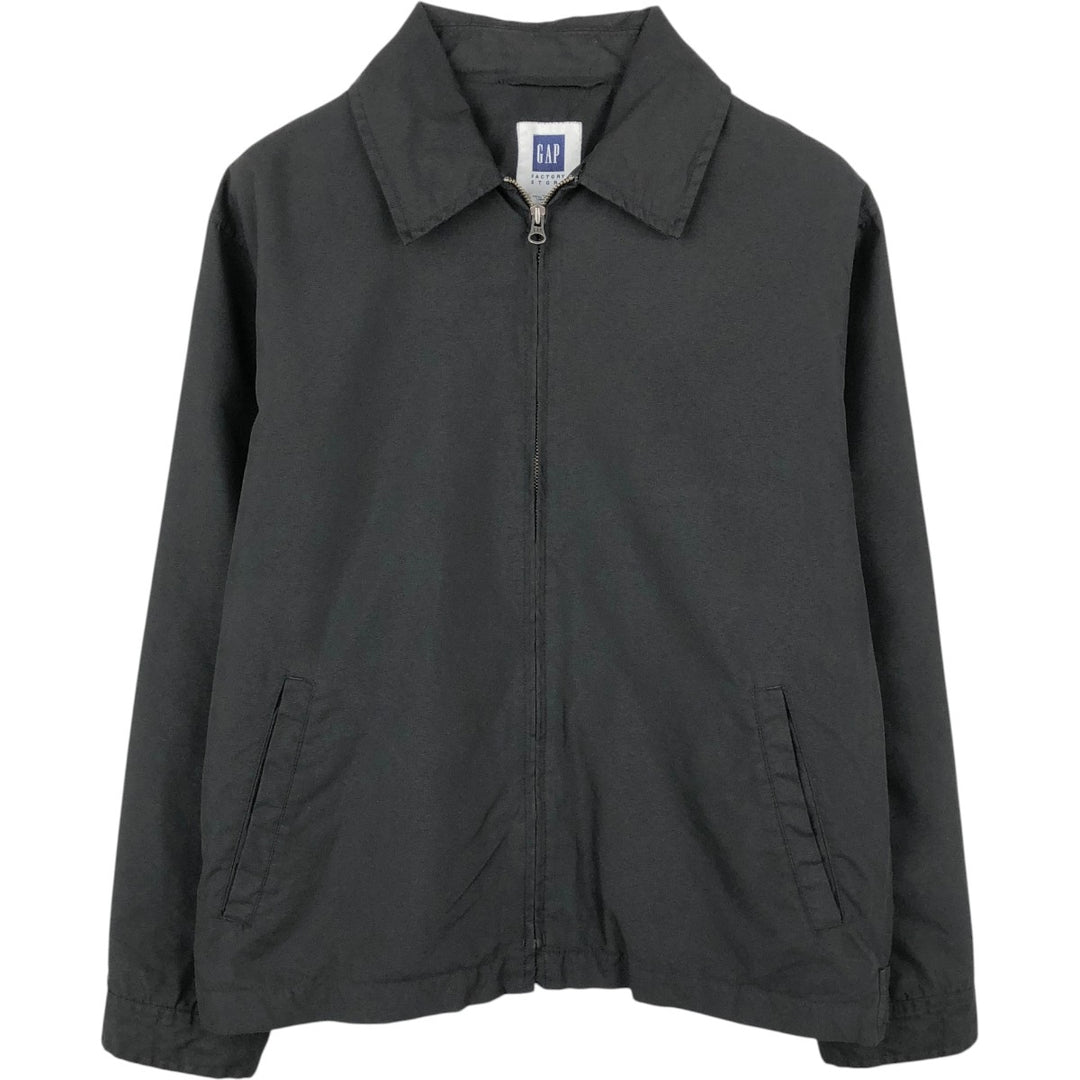 90s-00'S GAP FACTORY STORE Swing Top Sport Jacket, Men's Size S (approx.) polyester black type Vintage Second Hand