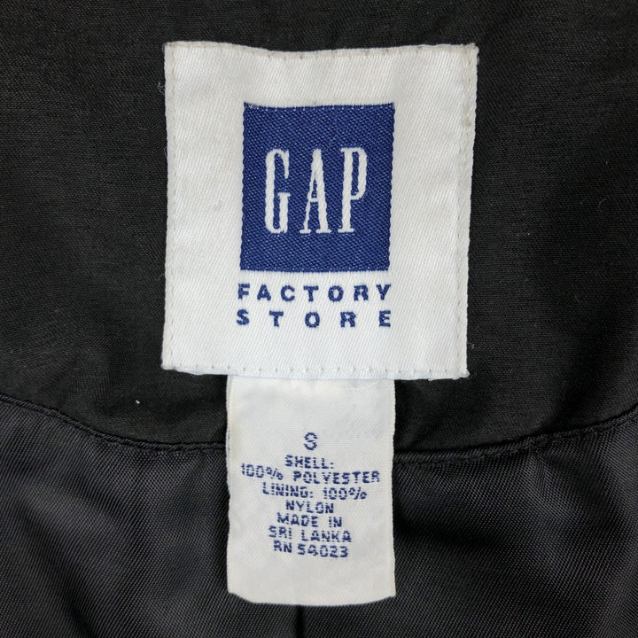 90s-00'S GAP FACTORY STORE Swing Top Sport Jacket, Men's Size S (approx.) polyester black type Vintage Second Hand