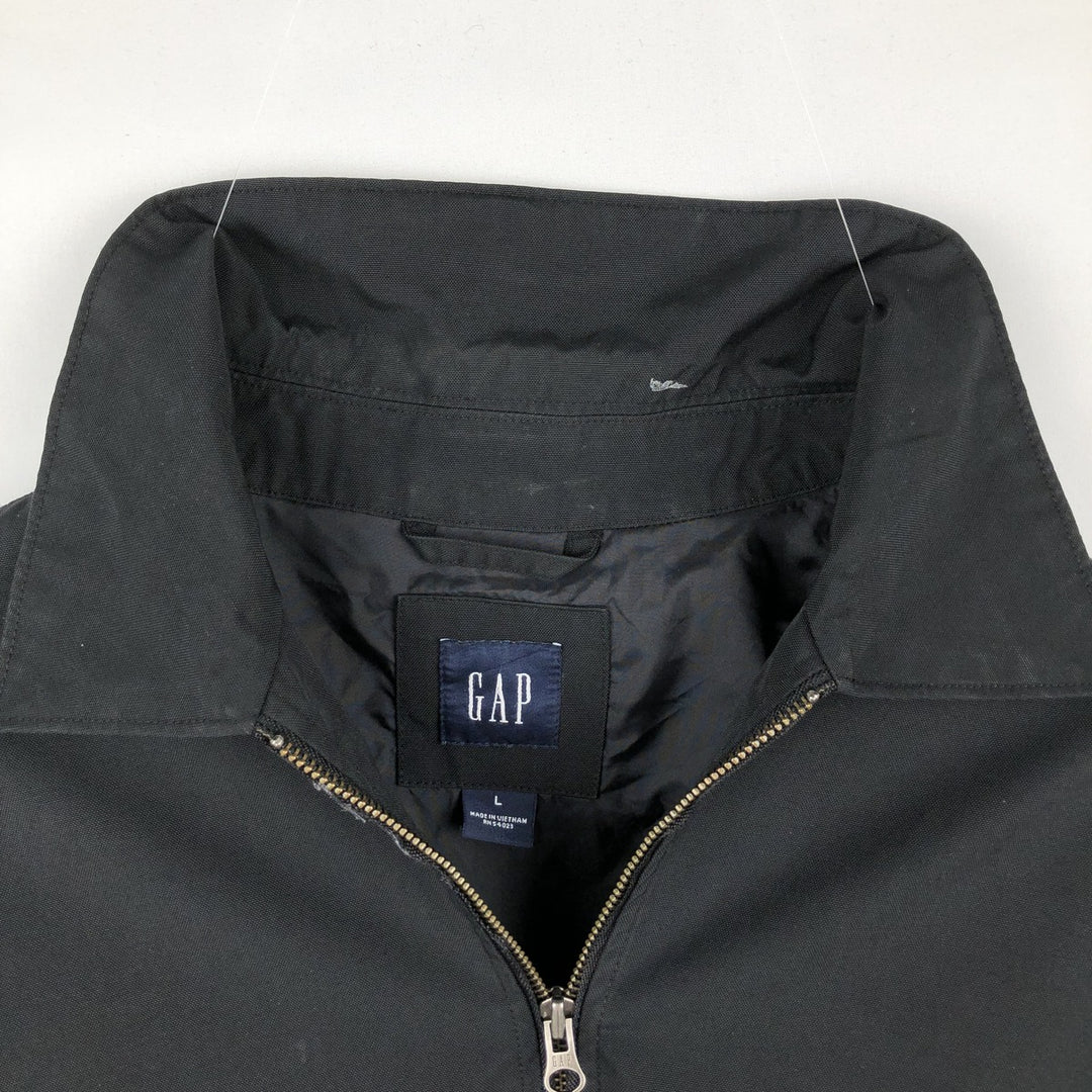 2000'S GAP Swing Top Sports Jacket, Men's Size L Nylon black type Vintage Second Hand