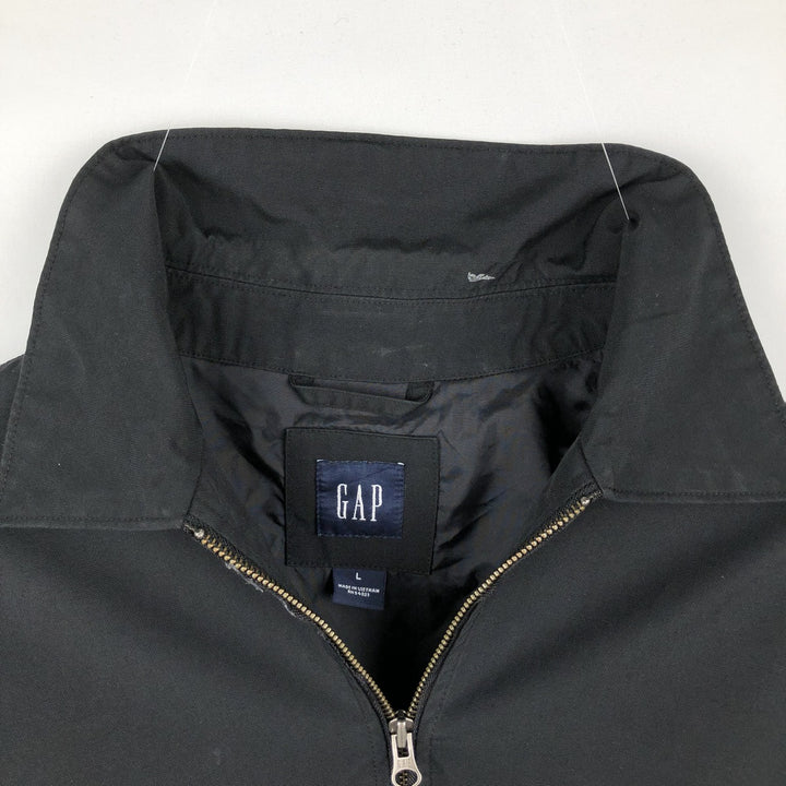 2000'S GAP Swing Top Sports Jacket, Men's Size L Nylon black type Vintage Second Hand