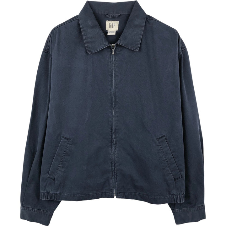 90'S GAP Old Gap Swing Top Sports Jacket, Men's Size L, Vintage cotton navy blue type Vintage Second Hand