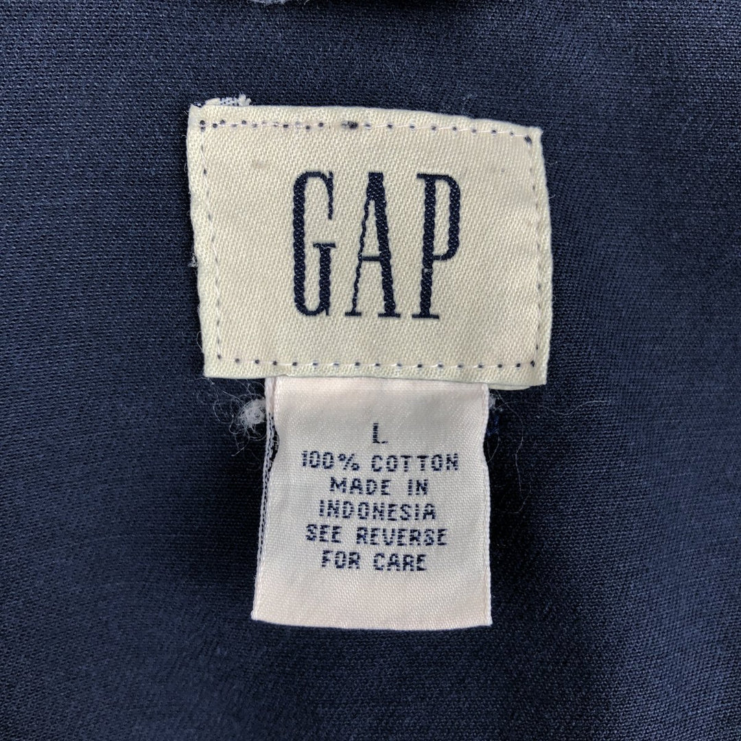 90'S GAP Old Gap Swing Top Sports Jacket, Men's Size L, Vintage cotton navy blue type Vintage Second Hand