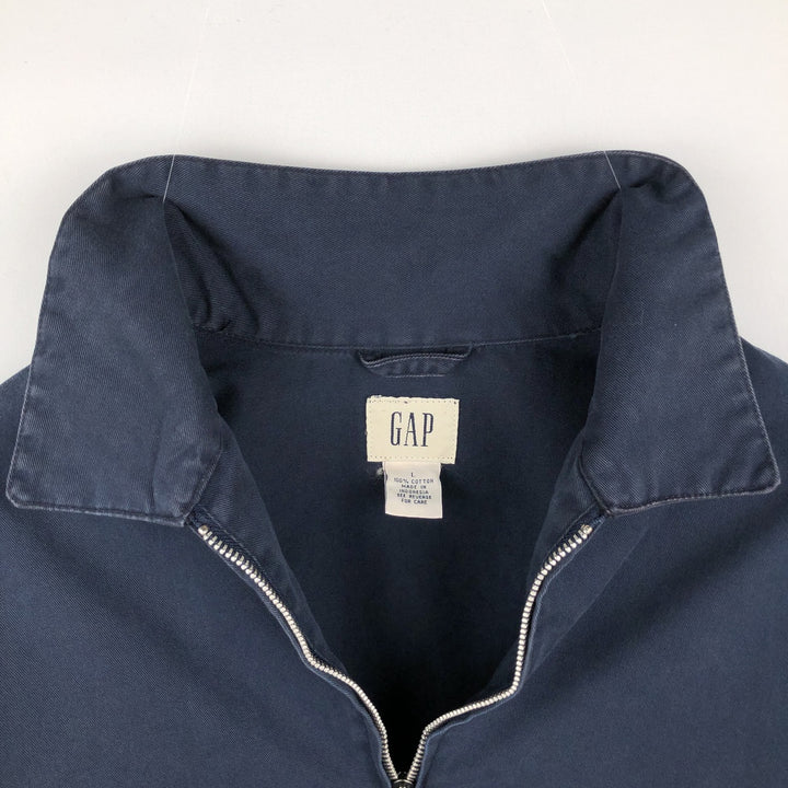 90'S GAP Old Gap Swing Top Sports Jacket, Men's Size L, Vintage cotton navy blue type Vintage Second Hand