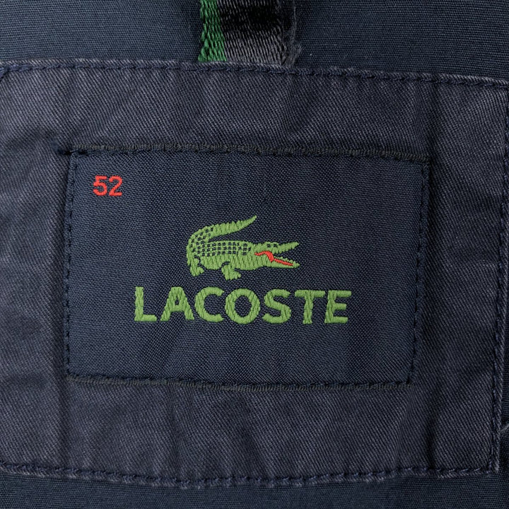 Lacoste Swing Top Sport Jacket, Men's Size L (approx.) cotton black type Vintage Second Hand