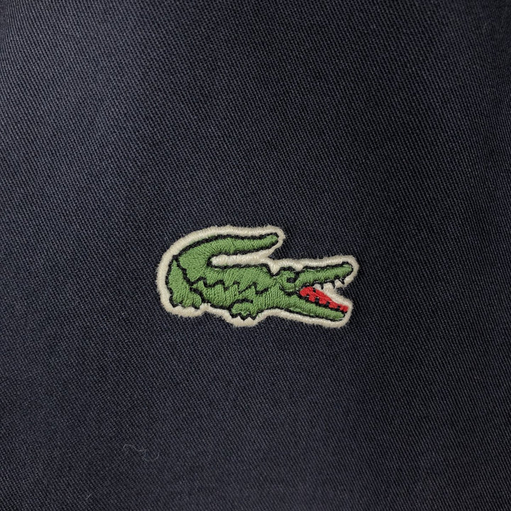 Lacoste Swing Top Sport Jacket, Men's Size L (approx.) cotton black type Vintage Second Hand