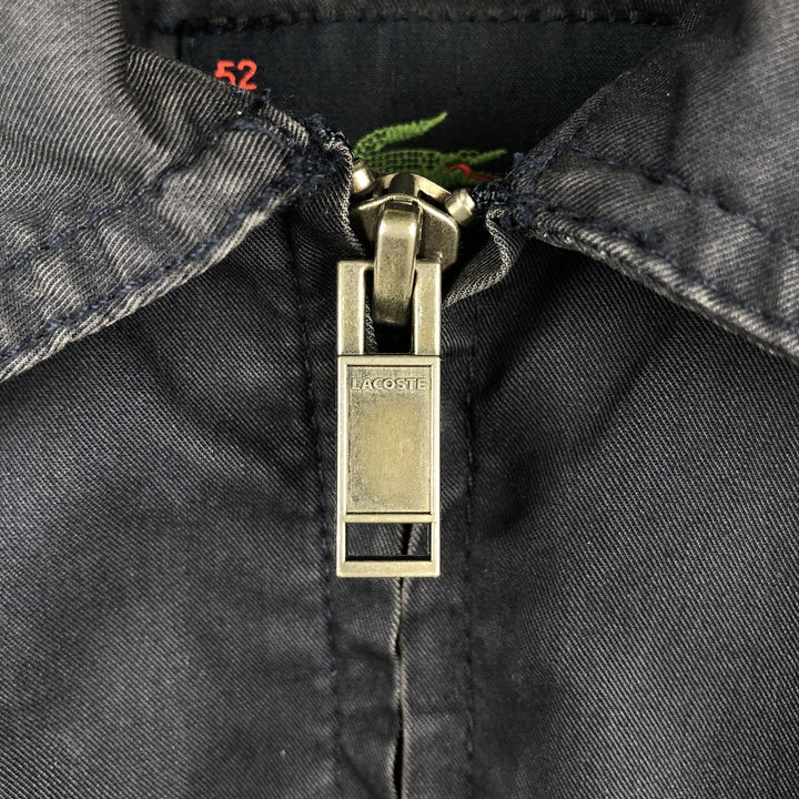 Lacoste Swing Top Sport Jacket, Men's Size L (approx.) cotton black type Vintage Second Hand