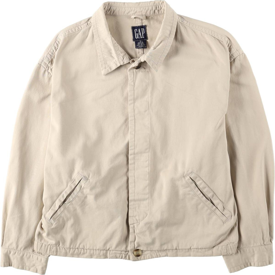90'S GAP Old Gap Swing Top Sport Jacket, Men's XL equivalent. cotton Beige type Vintage Second Hand