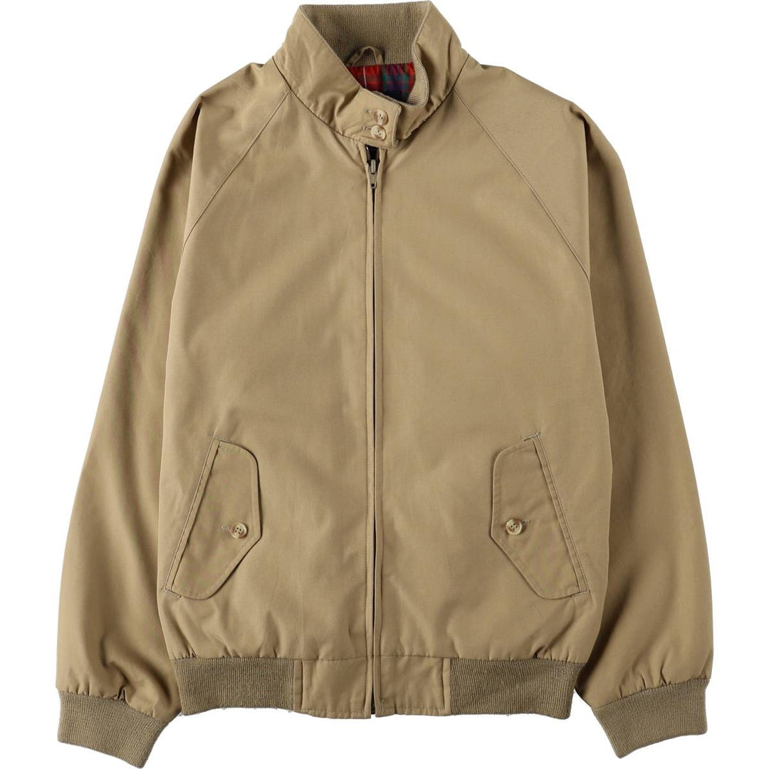 80s-90'S Lands' End Harrington Jacket Swing Top, Men's Size M (approx.), Vintage polyester Beige type Vintage Second Hand