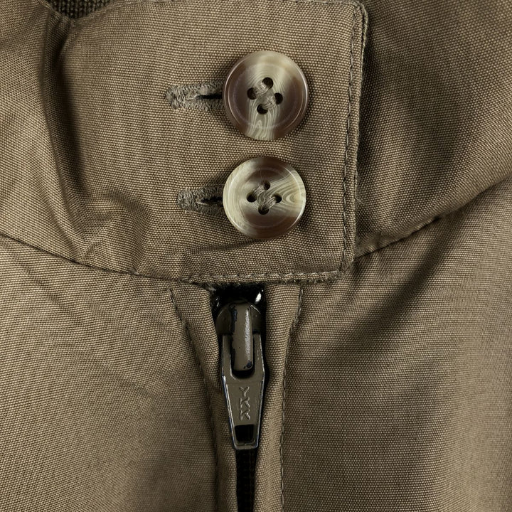 80s-90'S Lands' End Harrington Jacket Swing Top, Men's Size M (approx.), Vintage polyester Beige type Vintage Second Hand