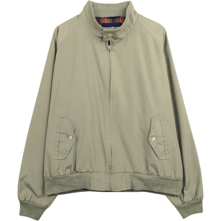 80s-90'S Lands' End Harrington Jacket Swing Top Men's XL (approx.) Vintage polyester Khaki type Vintage Second Hand
