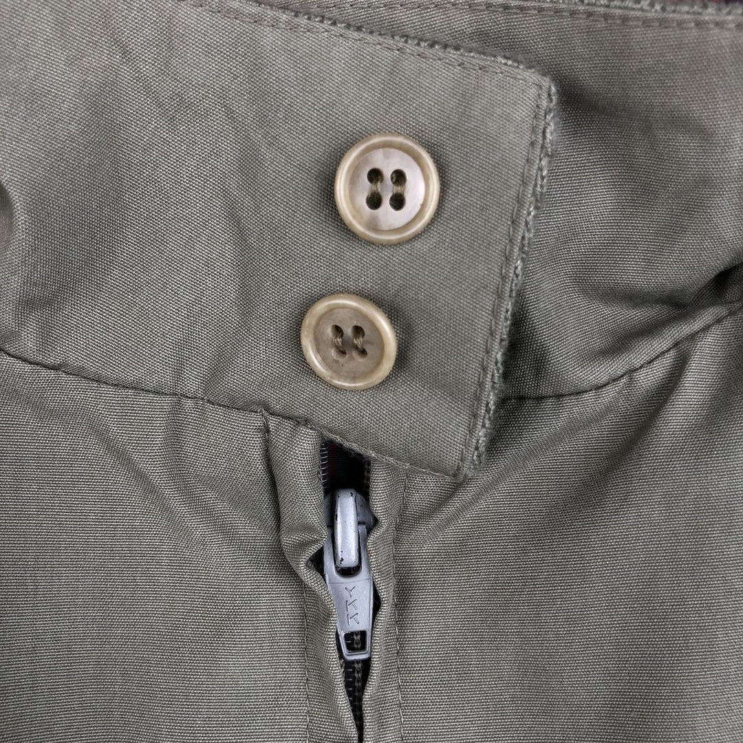 80s-90'S Lands' End Harrington Jacket Swing Top Men's XL (approx.) Vintage polyester Khaki type Vintage Second Hand