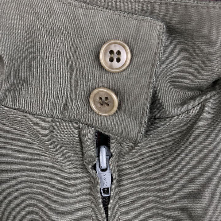 80s-90'S Lands' End Harrington Jacket Swing Top Men's XL (approx.) Vintage polyester Khaki type Vintage Second Hand