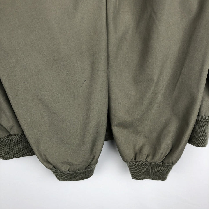 80s-90'S Lands' End Harrington Jacket Swing Top Men's XL (approx.) Vintage polyester Khaki type Vintage Second Hand