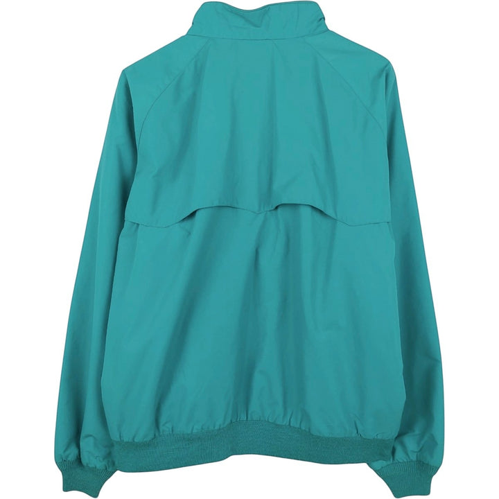 70s~80'S LLBean Harrington Jacket Swing Top Made in USA Men's L Size Vintage Nylon Emerald green Vintage Second Hand