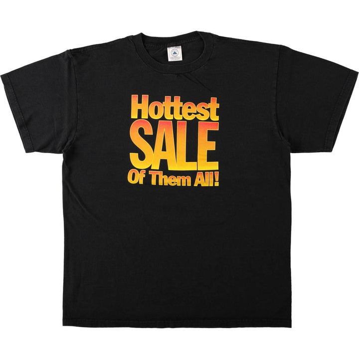 DELTA JCPenney Advertising T-Shirt, Men's Size L (approx.) cotton black type Vintage Second Hand