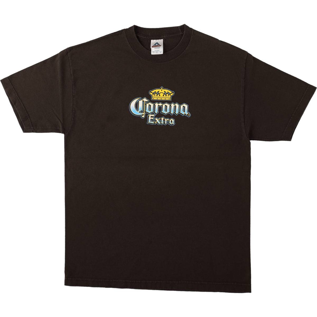 2000'S ALSTYLE CORONA EXTRA Advertising T-shirt, Men's Size L (approx.) cotton brown type Vintage Second Hand