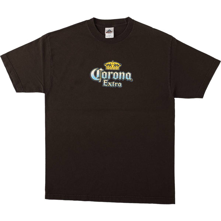 2000'S ALSTYLE CORONA EXTRA Advertising T-shirt, Men's Size L (approx.) cotton brown type Vintage Second Hand