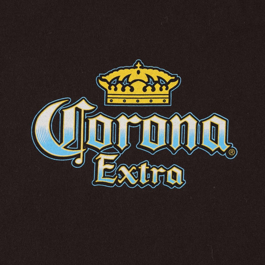 2000'S ALSTYLE CORONA EXTRA Advertising T-shirt, Men's Size L (approx.) cotton brown type Vintage Second Hand