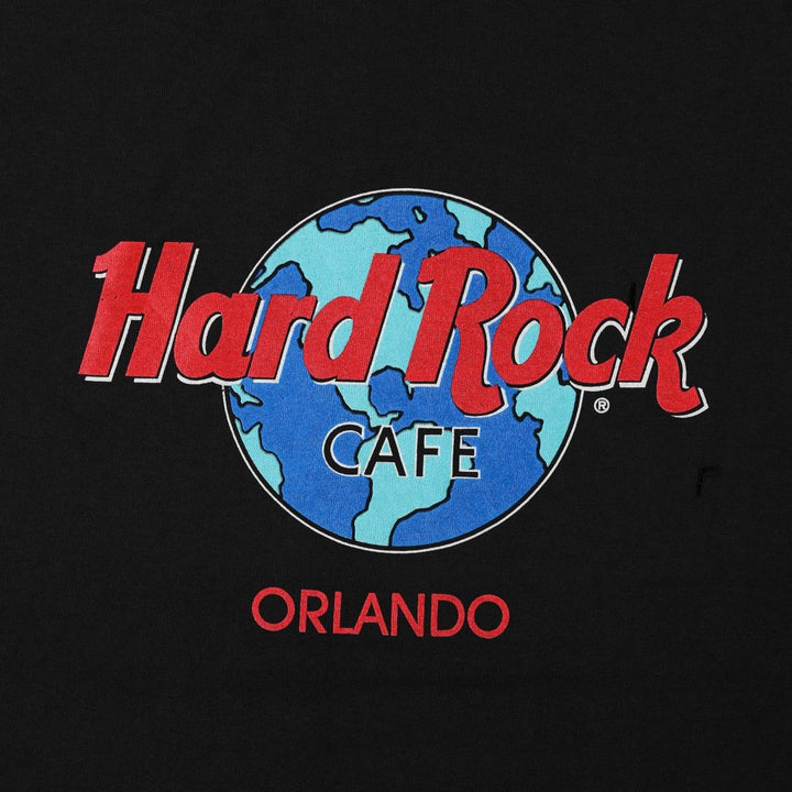 90'S HARD ROCK CAFE Hard Rock Cafe Advertising T-shirt Made in USA Men's XL Vintage cotton black type Vintage Second Hand