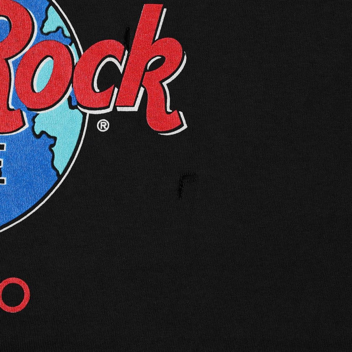 90'S HARD ROCK CAFE Hard Rock Cafe Advertising T-shirt Made in USA Men's XL Vintage cotton black type Vintage Second Hand