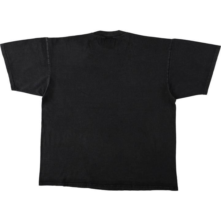 90'S PLANET HOLLYWOOD Advertising T-shirt Made in USA Men's XL Vintage cotton black type Vintage Second Hand