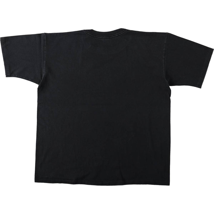 90'S PLANET HOLLYWOOD Advertising T-shirt, Made in USA, Men's L size, Vintage cotton black type Vintage Second Hand