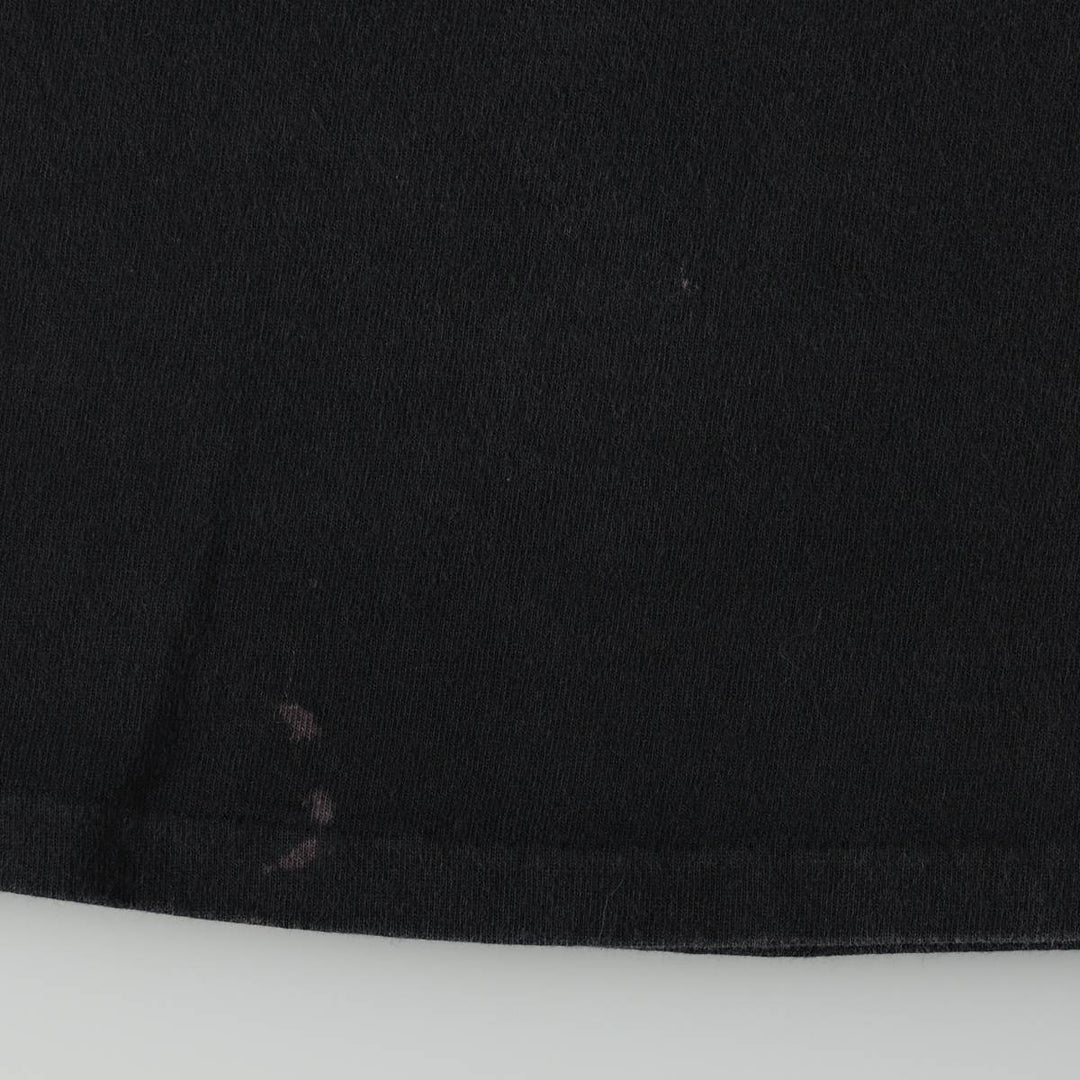 90'S PLANET HOLLYWOOD Advertising T-shirt, Made in USA, Men's L size, Vintage cotton black type Vintage Second Hand