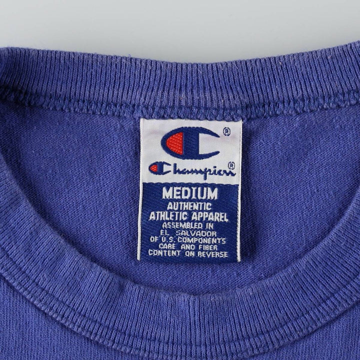 90'S Champion New England Patriots sports print t-shirt, men's size M equivalent, vintage. cotton blue type Vintage Second Hand