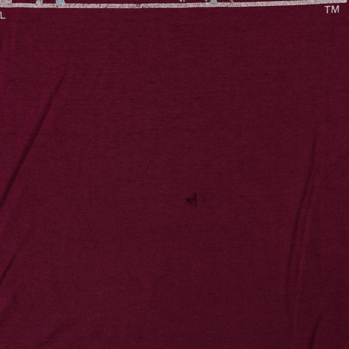 80'S Logo Seven Michigan Panthers Sports Print T-Shirt, Made in USA, Men's Size L (approx.), Vintage cotton wine-red Vintage Second Hand