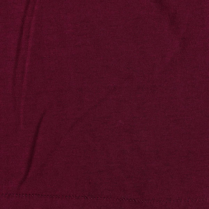 80'S Logo Seven Michigan Panthers Sports Print T-Shirt, Made in USA, Men's Size L (approx.), Vintage cotton wine-red Vintage Second Hand