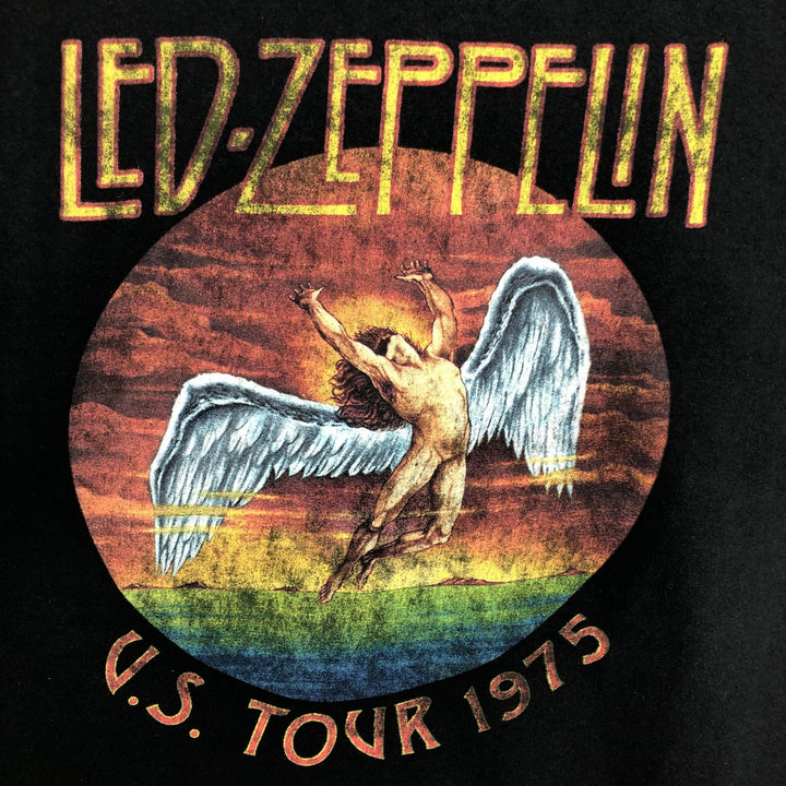 LED ZEPPELIN Led Zeppelin Band T-shirt Band T Men's XL unclear white type Vintage Second Hand