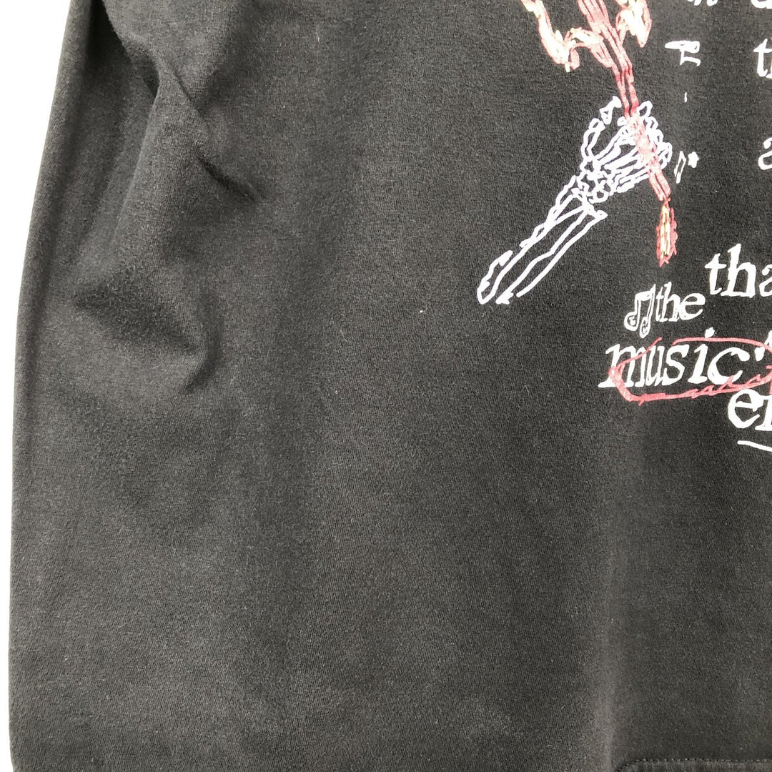 The Rolling Stones Band T-shirt, Men's XL cotton black type Vintage Second Hand