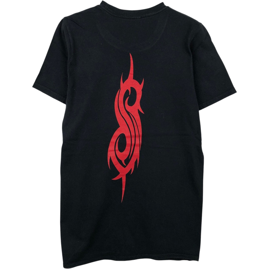 SLIPKNOT Slipknot Band T-shirt Band T Men's S size cotton black type Vintage Second Hand