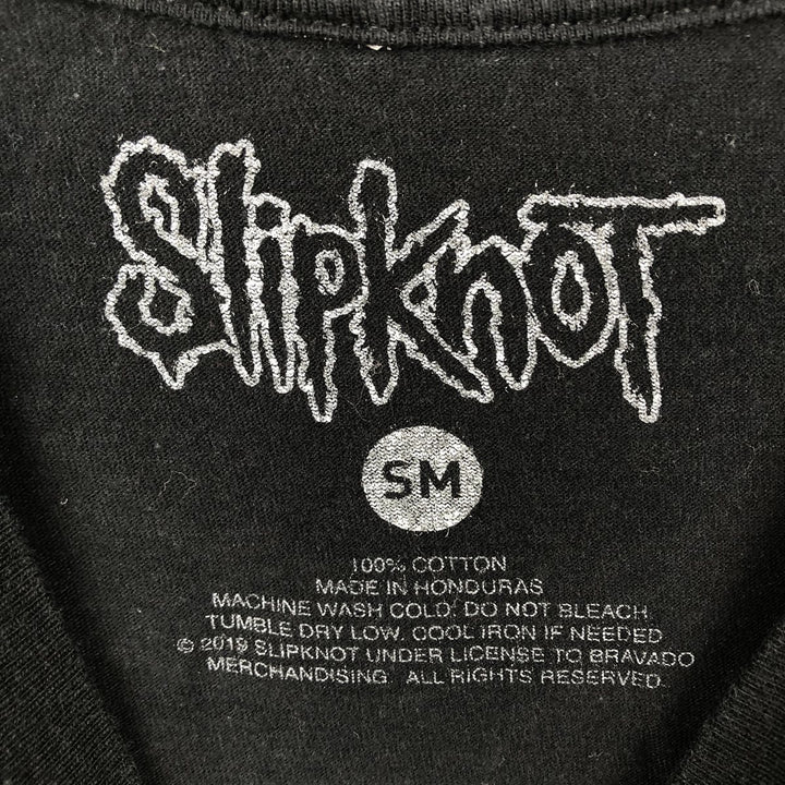 SLIPKNOT Slipknot Band T-shirt Band T Men's S size cotton black type Vintage Second Hand