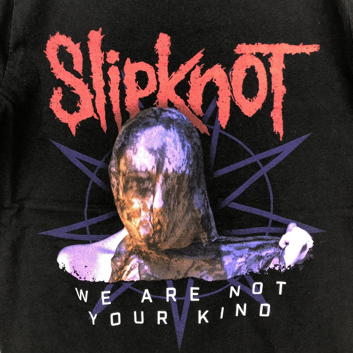 SLIPKNOT Slipknot Band T-shirt Band T Men's S size cotton black type Vintage Second Hand