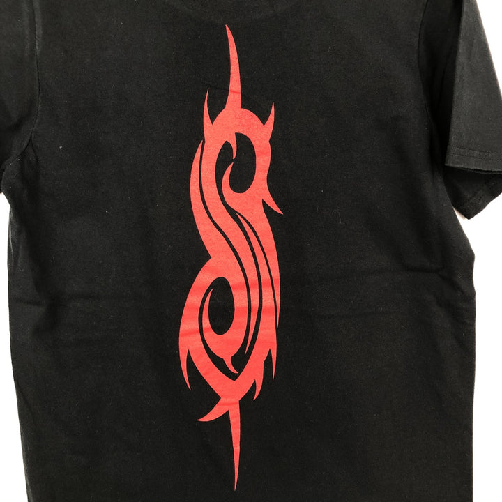 SLIPKNOT Slipknot Band T-shirt Band T Men's S size cotton black type Vintage Second Hand