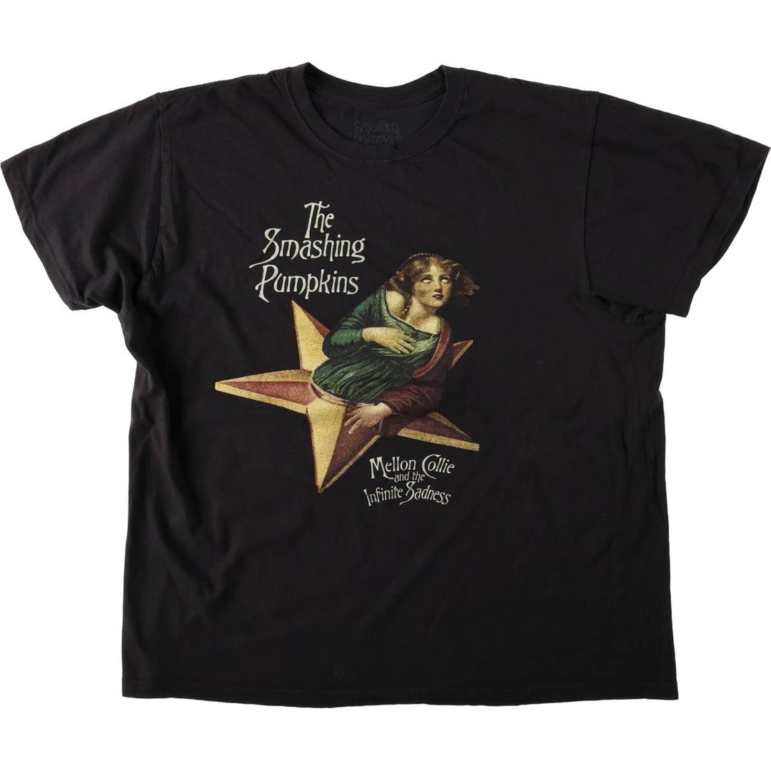 THE SMASHING PUMPKINS Rap T-Shirt (Men's XXL equivalent) cotton black type Vintage Second Hand
