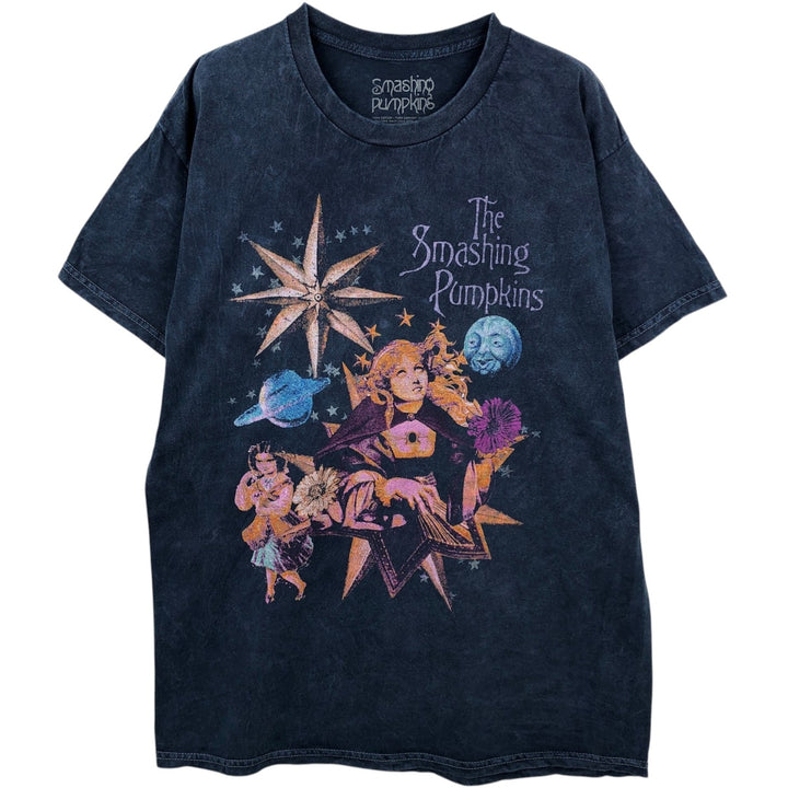 THE SMASHING PUMPKINS Smashing Pumpkins Band T-shirt Band T Men's L size cotton navy blue type Vintage Second Hand