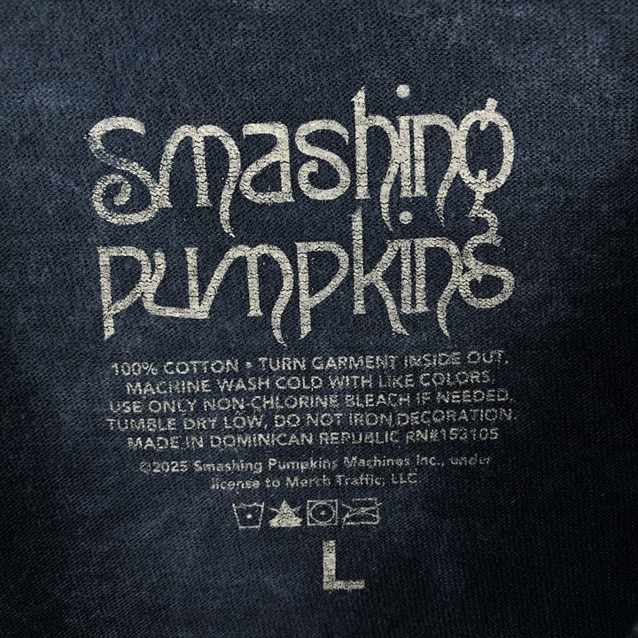 THE SMASHING PUMPKINS Smashing Pumpkins Band T-shirt Band T Men's L size cotton navy blue type Vintage Second Hand
