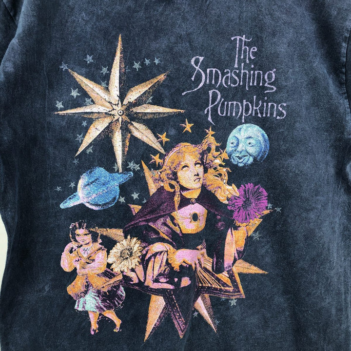 THE SMASHING PUMPKINS Smashing Pumpkins Band T-shirt Band T Men's L size cotton navy blue type Vintage Second Hand