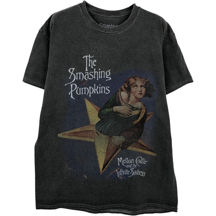 THE SMASHING PUMPKINS Smashing Pumpkins Band T-shirt Band T Men's S equivalent cotton Charcoal Vintage Second Hand