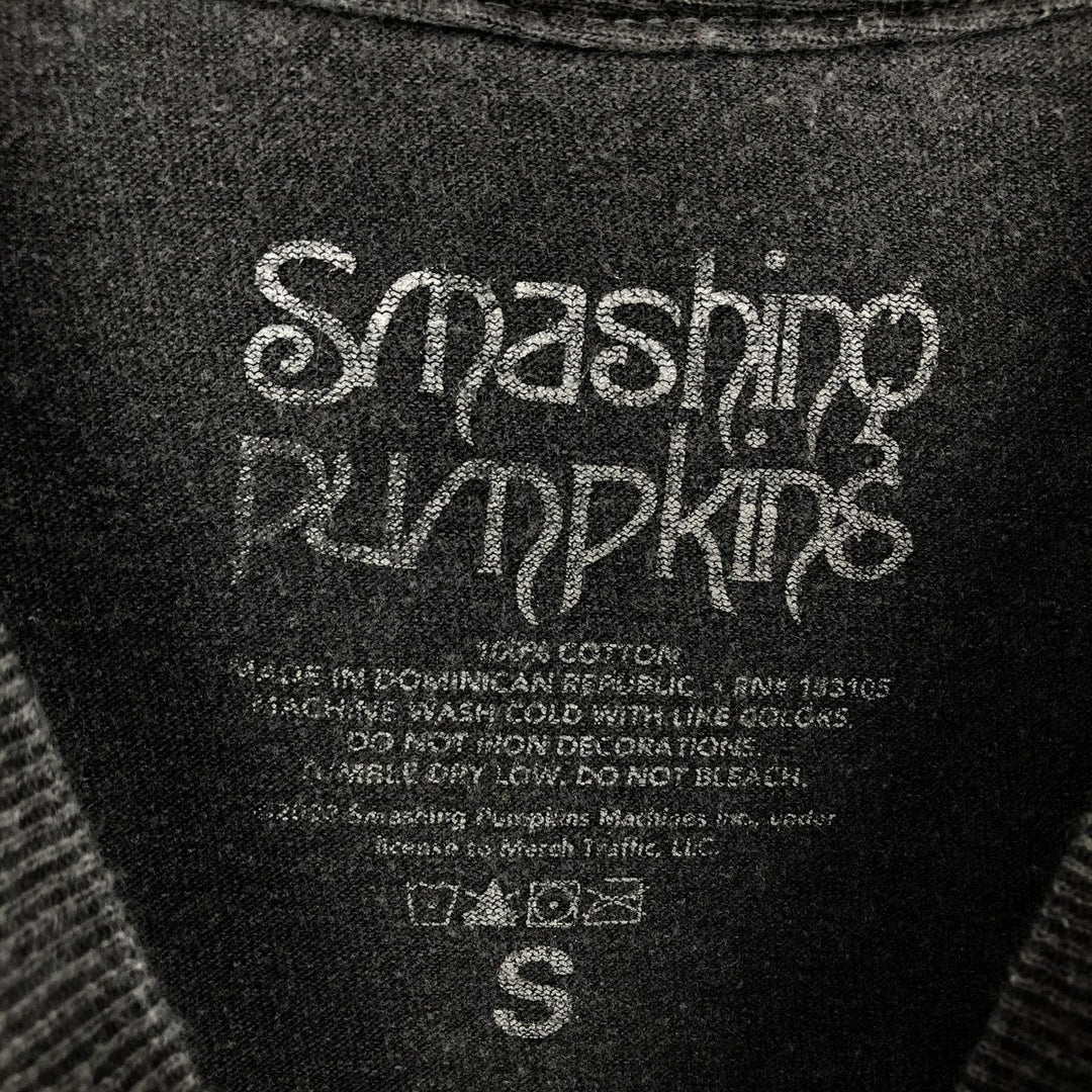 THE SMASHING PUMPKINS Smashing Pumpkins Band T-shirt Band T Men's S equivalent cotton Charcoal Vintage Second Hand