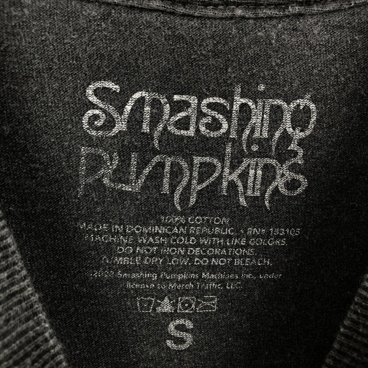 THE SMASHING PUMPKINS Smashing Pumpkins Band T-shirt Band T Men's S equivalent cotton Charcoal Vintage Second Hand
