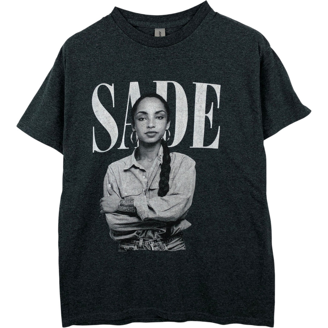 Gildan Sade Rap T-Shirt (Men's Size M) cotton gray type Vintage Second Hand