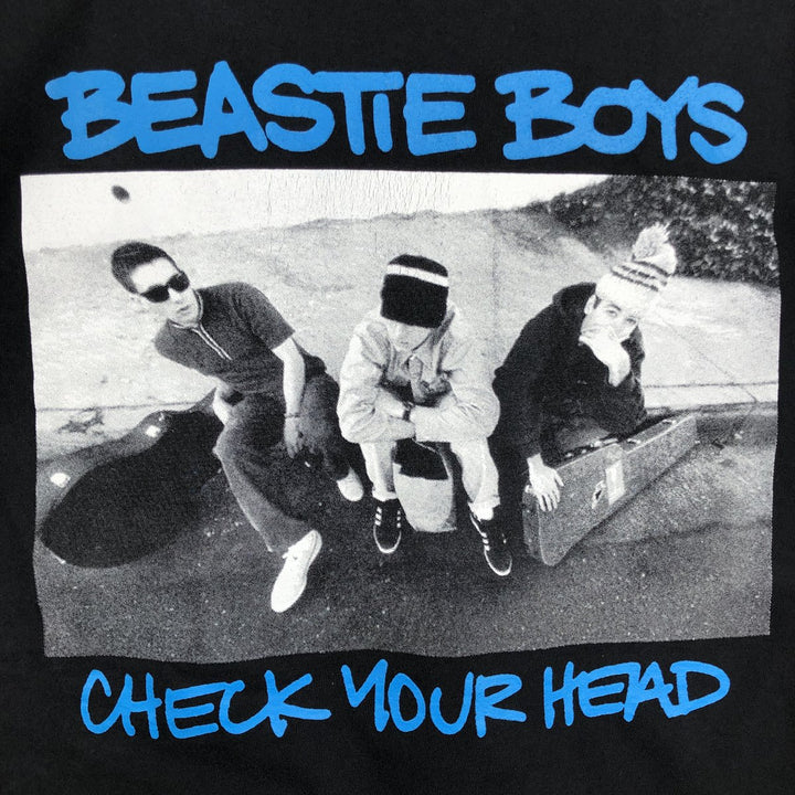 BEASTIE BOYS Rap T-Shirt (Men's XL equivalent) unclear black type Vintage Second Hand
