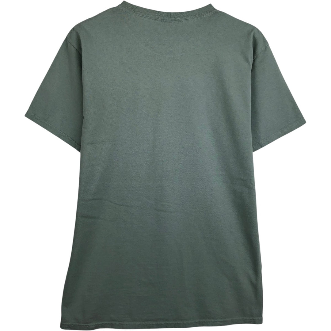 BILLIE EILISH Billie Eilish Band T-shirt Band T Men's M size cotton Blue type light blue Vintage Second Hand