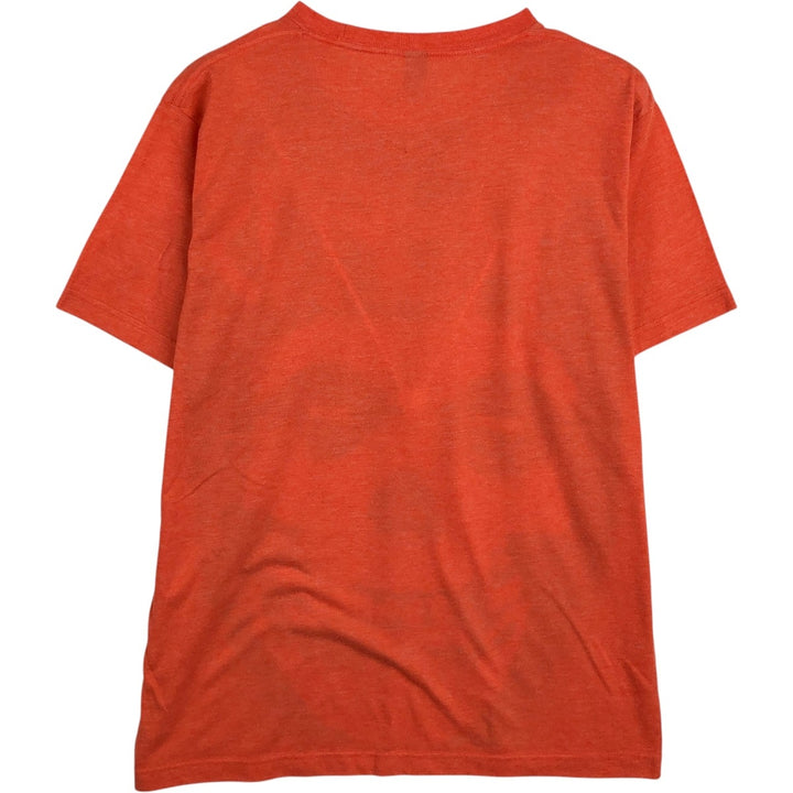 TULTEX MISFITS Skull Pattern Band T-Shirt (Men's Size L) cotton orange type Vintage Second Hand
