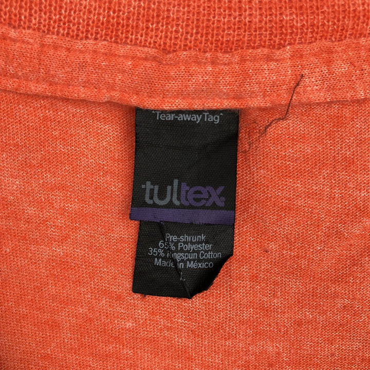 TULTEX MISFITS Skull Pattern Band T-Shirt (Men's Size L) cotton orange type Vintage Second Hand