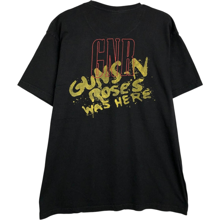 TULTEX GUNS N' ROSES Band T-Shirt (Men's Size L) cotton black type Vintage Second Hand